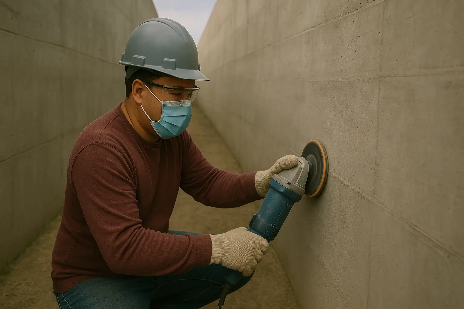 tratamento-de-concreto-aparente-com-estuque-e-lixamento